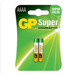 ถ่าน GP Super Alkaline ขนาด AAAA 1.5V แพค 2 ก้อน