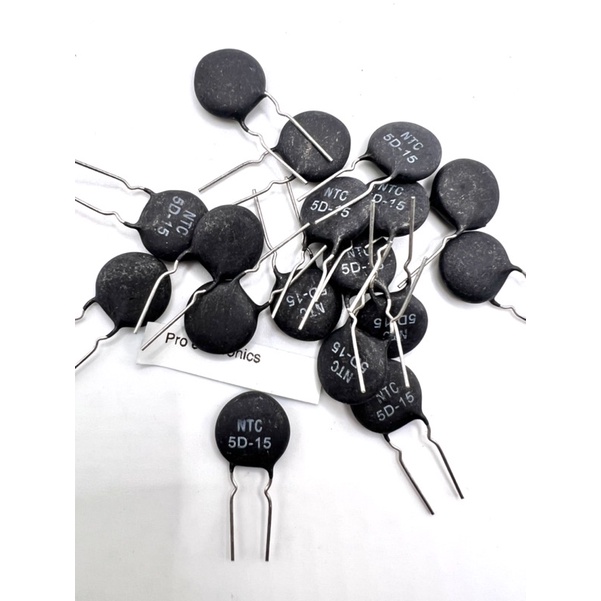 Thermistor NTC 5 D-15 5 D 15 5d15 เทอมิเตอร์ ความต้านทานความร้อน ราคา1ชิ้น