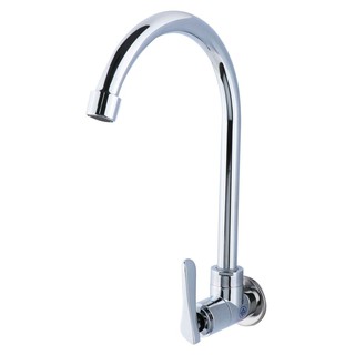 ก๊อกซิงค์ เดี่ยว แบบติดผนัง LUZERN LN-6804 โครม ก๊อกซิงค์ ก๊อกน้ำ ห้องน้ำ SINK FAUCET LUZERN LN-6804 CHROME