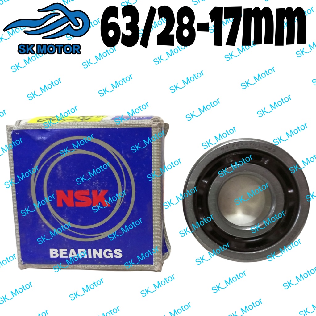 NSK 63/28-17mm Suzuki Belang FX 125 150 FXR RAIDER FI แบริ่งเพลาข้อเหวี่ยงขนาดพิเศษ 28mm x 68mm x 17