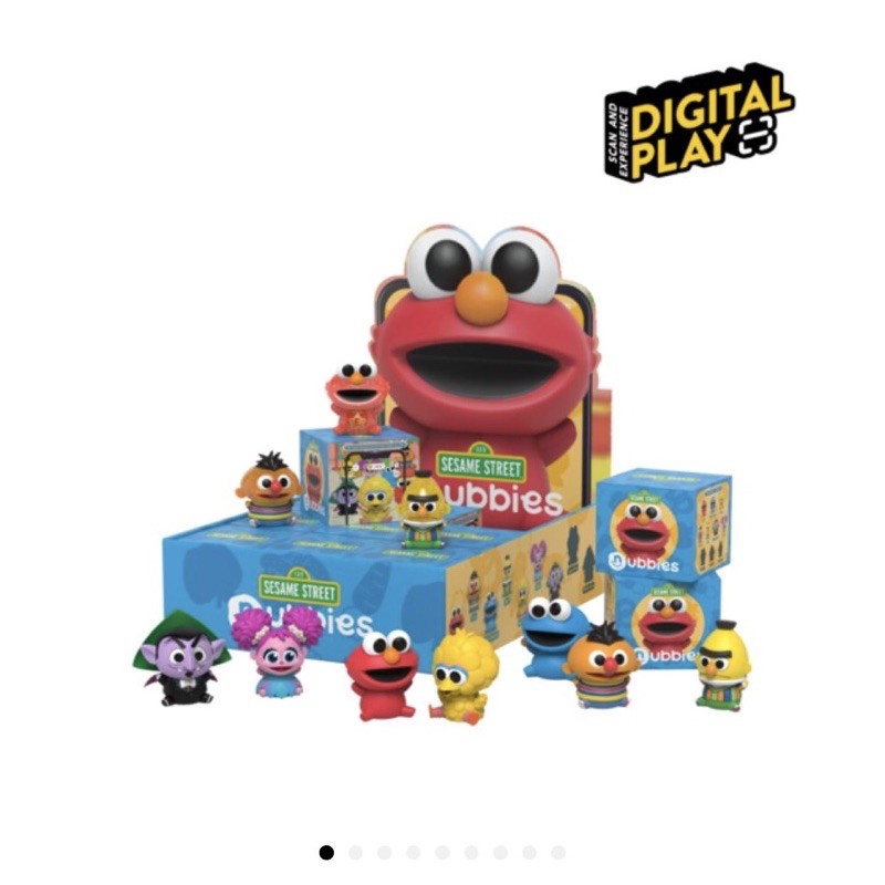 ครบเซ็ต* Mighty Jaxx Sesame Street – Nubbies โมเดลเอลโม่