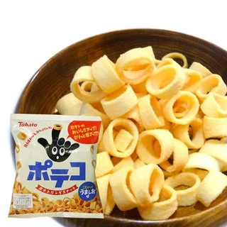 โตฮาโตะ มันฝรั่งทอดกรอบรสเกลือ ขนาด 67 กรัม - Tohato Poteko Potato Rings