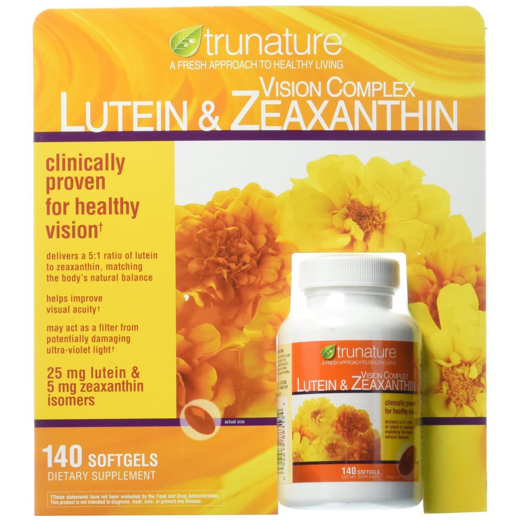 trunature Vision Complex Lutein & Zeaxanthin 140 Softgels