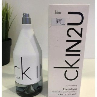 ลดขาดทุน พร้อมส่ง CK IN2U FOR HIM ขนาด 100 ml. ของแท้100% ขายของแท้เท่านั้น