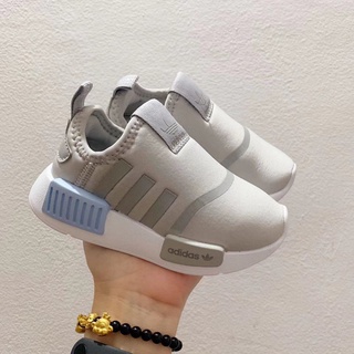 13 AD NMD360 ของแท้ ยืดหยุ่น และสะดวกสบาย ด้วยการกระแทกเท้าข้างเดียว และรองเท้าสําหรับเด็ก