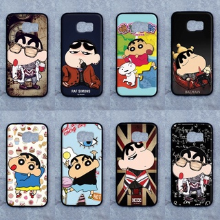 เคส Samsung S6 edge ลายชินจัง ขอบนิ่มหลังแข็ง เคสมือถือ เคสโทรศัพท์ Case เคส TPU ขอบนิ่มหลังแข็ง ไม่ขูดตัวเครื่อง