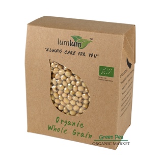 ถั่วเหลือง อินทรีย์ USDA Organic Soy Bean LUM LUM ขนาด 250 กรัม organic