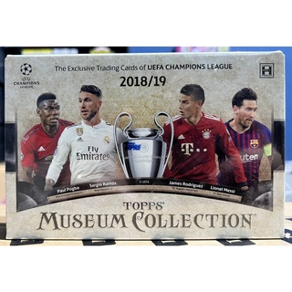 พร้อมส่ง !!! 2018-19 Topps UEFA Champions League Museum Collection Soccer Hobby Box