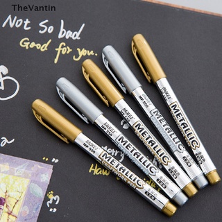 [TheVantin] ปากกาสีเมทัลลิก สีทอง สีเงิน สําหรับตกแต่งสมุดอัลบั้มรูปภาพ งานเลี้ยงวันเกิด