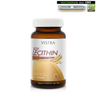 VISTRA Soy Lecithin 1200mg 90cap ( วิสตร้า ซอย เลซิติน ถั่วเหลือง 1200 mg 90 cap เม็ด )