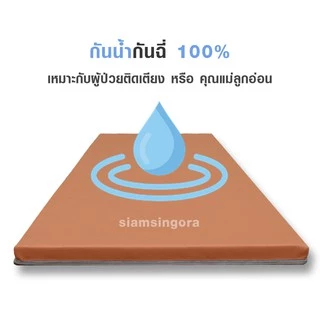 ที่นอนยางพารา 3 พับ พับได้หุ้มหนังกันน้ำ 3ฟุต/3.5ฟุต/5ฟุต/6ฟุต ที่นอนผู้ป่วย ท็อปเปอร์ยางพารา