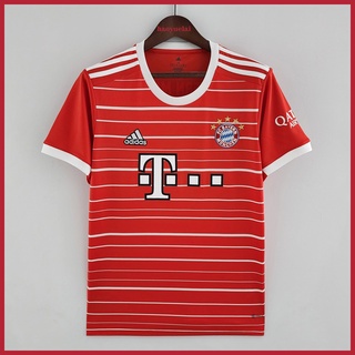 เสื้อกีฬาแขนสั้น ลายทีมชาติฟุตบอล Bayern Munich Jersey 22-23 ชุดเหย้า