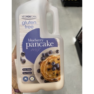 แป้งสำหรับรูป สำหรับทำ แพนเค้ก ผสม บลูเบอร์รี่ ตรา เยสยูแคน 175 g. Blueberry Pancake ( Yes You Can ) บลูเบอร์รี่ แพนเค้ก แป้ง