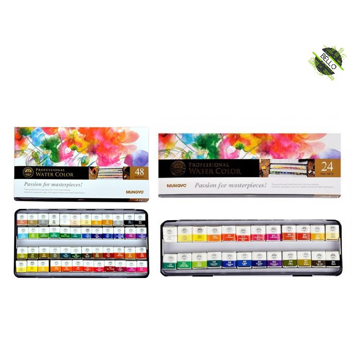 Mungyo Professional Water Color 12 / 24 / 48 สี