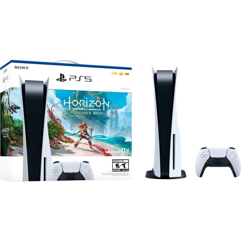 Playstation 5 รุ่นใส่แผ่น พร้อมโค๊ดเกม Horizon : Forbidden west