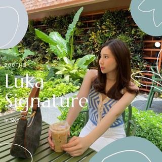 🌟 Luka Signature 🌟 เสื้อไหมพรมคล้องคอ เว้าหลัง ทรงคอปก กระดุมด้านหน้า