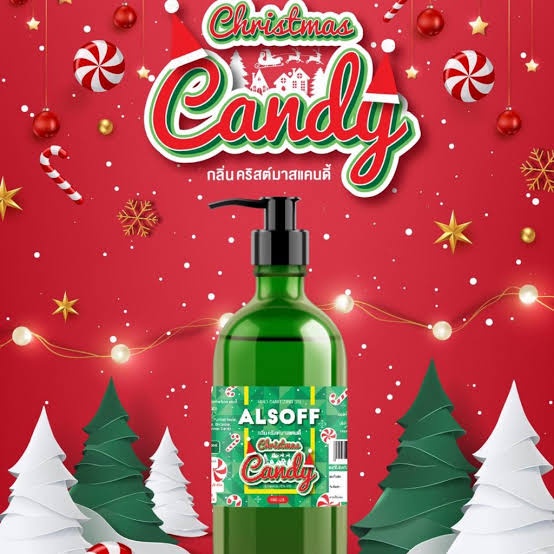 แอลกอฮอล์เจล แอลซอฟฟ์ กลิ่นคอตตอนแคนดี้ 450ml ALSOFF Cotton Candy Alcohol Gel  (พร้อมส่ง)