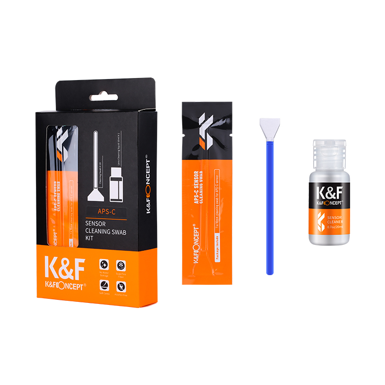 K &F Concept 16mm Professional APS-C/24mm ชุดทําความสะอาดเซ ็ นเซอร ์ กล ้ องฟูลเฟรมสําหรับเซ ็ นเซอร ์ CMOS และ CCD