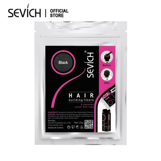 ของแท้ Sevich ไฟเบอร์เคราติน เสริมสร้างผมหนา แบบถุงเติม 25 กรัม