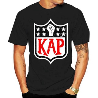 เสื้อยืดลําลอง ผ้าฝ้าย 100% แขนสั้น คอกลม พิมพ์ลายธงชาติอเมริกา Colin Kaepernick สีดํา สําหรับผู้ชาย และผู้หญิง 2021