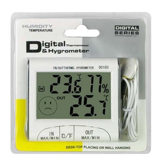 Digital Humidity Meter DC103 Thermometer Moisture Meter เครื่องวัดความชื้นอากาศ วัดอุณหภูมิ ความชื้น ห้อง นอน