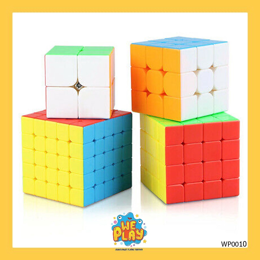 WE PLAY พร้อมส่ง รูบิค 3x3 MOYU Rubik MF3RS RS3M MF3RS2 ,Speed Cube, Racing Cube ลูกบิดแกนแม่เหล็ก (
