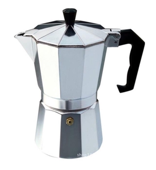 สิบแปดเหลี่ยมหม้อกาแฟถ้วยกาแฟอลูมิเนียมอลูมิเนียม MOKA POT 150ml