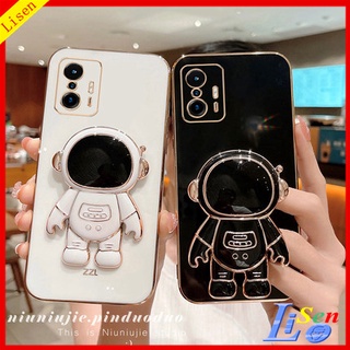 เคส XiaoMi 11T Pro XiaoMi 12 lite Mi 10T Pro XiaoMi 11T Mi 12 Mi 12 lite Mi 11 lite เคสโทรศัพท์มือถือ ลายนักบินอวกาศ พร้อมขาตั้ง สําหรับ YHY