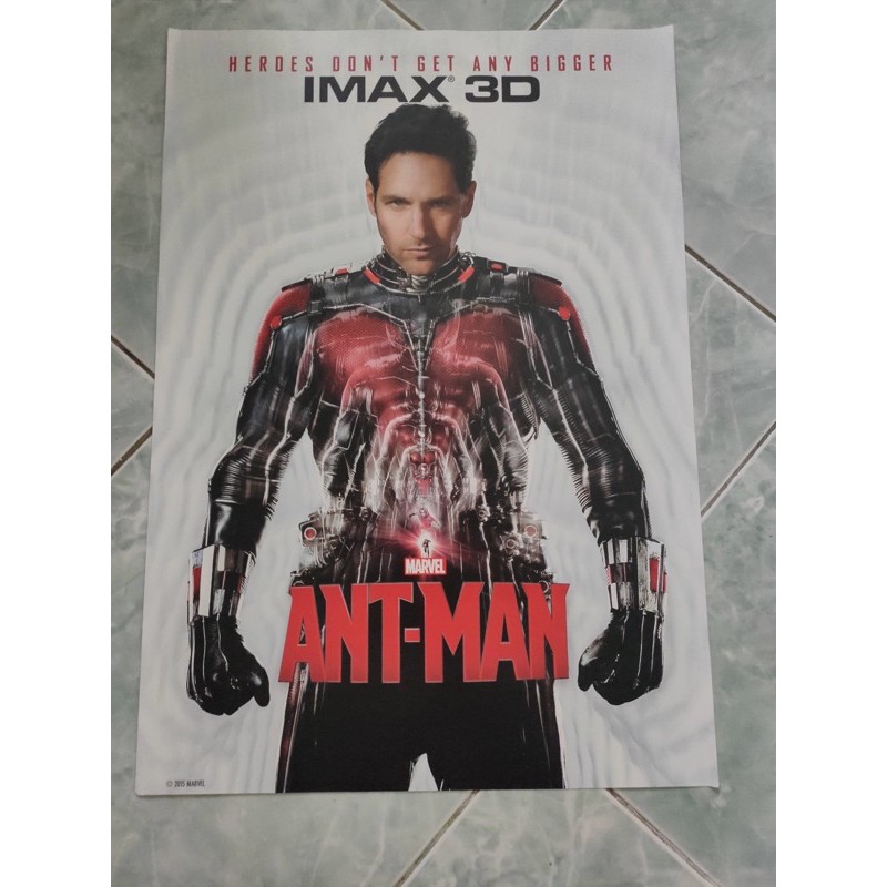Poster IMAX An-Man  Marval ขนา 13 X19 นิ้ว ของแท้