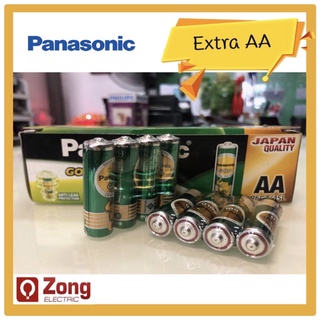 ของแท้!! ถ่านไฟฉาย / แบตเตอรี่ AA (4ก้อน)  panasonic EXTRA AA BATTERY