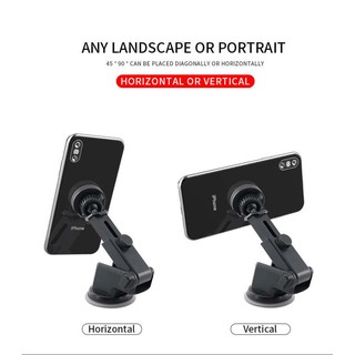 ที่ยึดโทรศัพท์มือถือแถบแม่เหล็กในรถ Easy Stand 360 Rotation Magnetic Mount Holder