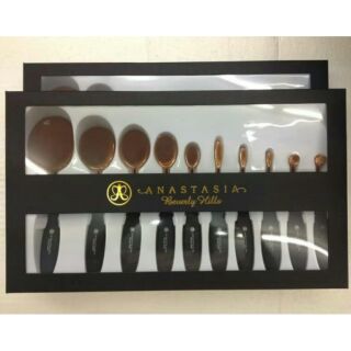 Anastasia Oval Brush Set 10ชิ้น งานสวย งานขนเป๊ะ มีของแล้วนะคะ