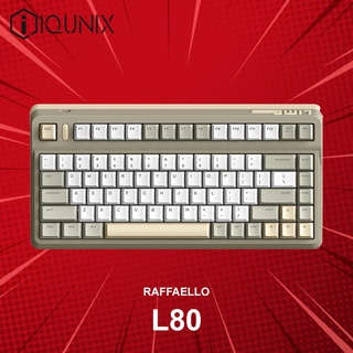 คีย์บอร์ด IQUNIX L80 Raffaello (ภาษาอังกฤษ) ประกันศูนย์ 1 ปี