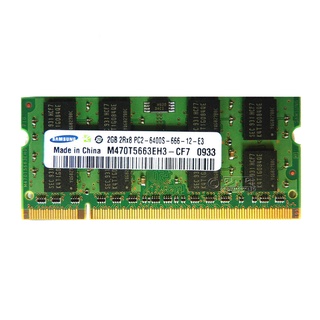 แรมหน่วยความจํา 2GB PC2-6400s DDR2 800 800MHz สําหรับแล็ปท็อป โน้ตบุ๊ก