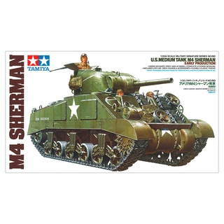 โมเดลประกอบ Tamiya 1/35 TA35190 U.S.MEDIUM TANK M4 SHERMAN