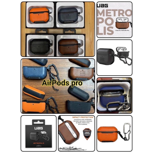 เคส Airpods  UAG  Leather กันกระแทก พร้อมส่งใน🇹🇭