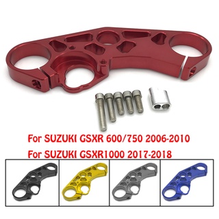 อุปกรณ์เสริม แคลมป์ยึดแฮนด์บาร์ สําหรับรถจักรยานยนต์ SUZUKI GSXR GSX-R 600 750 1000 GSXR600 GSXR750 GSXR1000 GSX-R600 GSX-R750 2006-2010