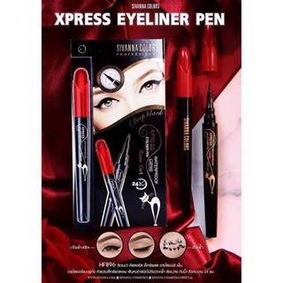 Sivanna Colors Xpress Rose cat Eyeliner Pen Waterproof [HF896] อายไลเนอร์ปลอกสีแดง หัวเมจิก