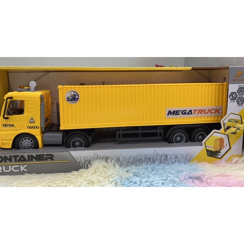 ของเล่น ของเล่นเด็ก รถเด็กเล่น รถเทรเลอร์เด็กเล่น YD8820A รถคอนเทนเนอร์ รถขนของ รถเด็กเล่น รถใหญ่ คอนเทนเนอร์