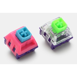 [มี 2 สี] [TACTILE] DOMIKEY X KAILH CYBERPUNK MECHANICAL SWITCH สวิทช์สองจังหวะสีสันสดใส น้ำหนัก 62g / 67g จาก Kailh