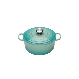 หม้อเหล็กหล่อทรงกลม ขนาด 20CM สีฟ้า IGNATURE ROUND CASSEROLE 20CM COOL MINT