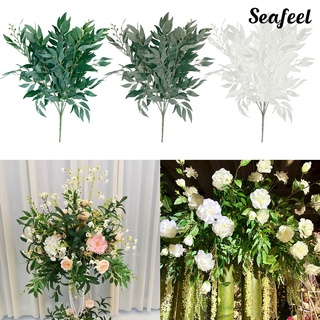 Seafeel ใบไม้ประดิษฐ์ DIY สําหรับตกแต่งเวที งานแต่งงาน ปาร์ตี้ 1 ชิ้น