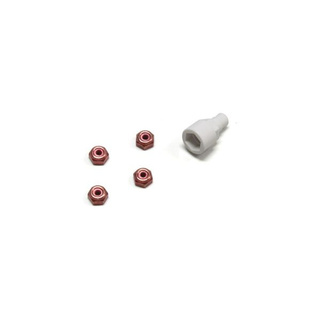 Color Nylon Nut Red MZW13R