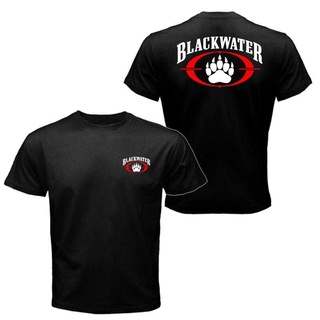 Wanyg เสื้อยืดลําลอง แขนสั้น พิมพ์ลายโลโก้ The Blackwater Worldwide สีดํา เหมาะกับการเล่นกีฬา คลาสสิก ของขวัญวันพ่อ สําห