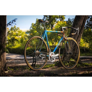 รถจักรยาน​เสือหมอบ​เหล็ก​ยี่ห้อ.colnago​ master  สีลายแผนที่​ Geo