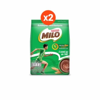 MILO ไมโล แอคทิฟ-โก เครื่องดื่มช็อกโกแลตมอลต์ ชนิดผง สูตรปกติ 520 กรัม x2