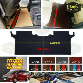 Toyota Alphard Vellfire 2015-2022 แผ่นปิดราง ออฟชั่นเสริม พรมรถยนต์ 6D 7D Alphard Vellfire Magic Carmat