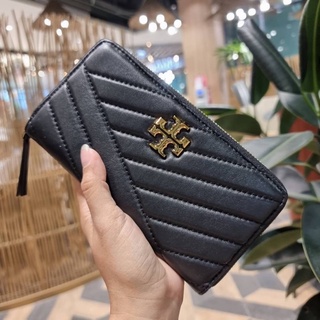 TORY BURCH KIRA CHEVRON ZIP CONTINENTAL WALLET