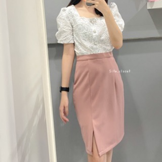 Skirt ผ่าหน้า ผ้ารุ่นใหม่มาแล้วค่า 🙆🏻‍♀️💗