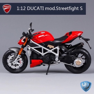 รถมอเตอร์ไซค์ 1:12 Ducati mod.Streetfighter S [Maisto]